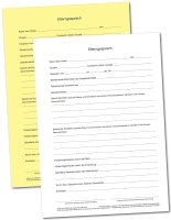 Elterngespräche Durchschreibesätze für die...