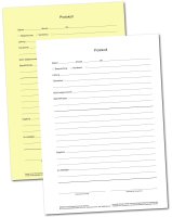 Gesprächsprotokolle Durchschreibesätze, für Kita, Schule und sonstige Einrichtungen, 30 Stück im Block