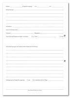 F&L Eingewöhnungsprotokoll für die Kita, Faltbogen, Set mit 10 Stück