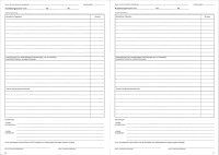 Ausbildungsnachweis / Berichtsheft für die Berufsschule, wöchentlicher Eintrag, kaufmännische Ausbildung