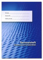 Nachweisheft Entnahme Schülerakten, Sachsen-Anhalt