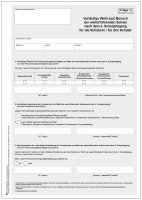 Anlage 1c "Vorläufige Wahl zum Besuch der...