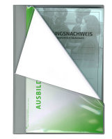 Ausbildungsnachweis Komplett-Set für ein Berufsbildungsjahr, gewerblich-technisch (Nachweisblock, Schnellhefter silbergrau, Deckblatt grün)