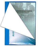 Ausbildungsnachweis Komplett-Set für ein Berufsbildungsjahr, gewerblich-technisch (Nachweisblock, Schnellhefter blau, Deckblatt blau)