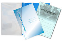 Ausbildungsnachweis Komplett-Set für ein Berufsbildungsjahr, gewerblich-technisch (Nachweisblock, Schnellhefter blau, Deckblatt blau)