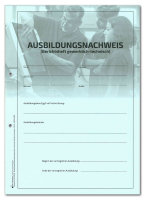 Ausbildungsnachweis Komplett-Set für ein Berufsbildungsjahr, gewerblich-technisch (Nachweisblock, Schnellhefter blau, Deckblatt blau)