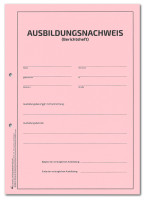 Komplett-Set für 1 Jahr kaufmännische Berufsausbildung (Nachweisblock, Schnellhefter silbergrau, Deckblatt grün)