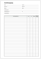 Komplett-Set für 1 Jahr kaufmännische Berufsausbildung (Nachweisblock, Schnellhefter silbergrau, Deckblatt grün)