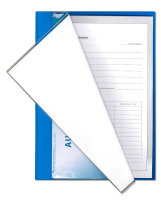 Komplett-Set für 1 Jahr handwerkliche Berufsausbildung (2x Block für den Ausbildungsnachweis mit täglichem Eintrag Mo-Sa und Wochenbericht, Schnellhefter blau, Deckblatt blau)