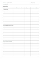 Komplett-Set für 1 Jahr handwerkliche Berufsausbildung (2x Block für den Ausbildungsnachweis mit täglichem Eintrag Mo-Sa und Wochenbericht, Schnellhefter blau, Deckblatt blau)