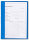 Komplett-Set für 1 Jahr praktische Berufsausbildung (Nachweisblock mit täglichen Nachweis ohne Wochenbericht, Schnellhefter blau, Deckblatt blau)