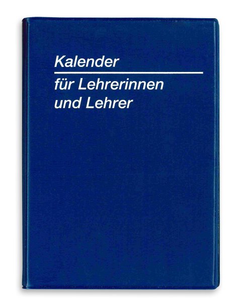 Set: F&L Lehrerkalender Urtyp 2026/2027, mit Schutzhülle blau