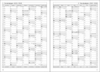 Set: F&L Lehrerkalender A5 mit Schutzhülle, Kompaktplaner 2025/2026, Spiralbindung, Motiv