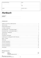 Hortbuch - Gruppenbuch - Gruppentagebuch - Anwesenheitsheft 64 Seiten