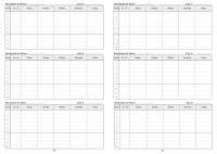 Hortbuch - Gruppenbuch - Gruppentagebuch - Anwesenheitsheft 64 Seiten