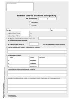 Protokoll über die mündliche...
