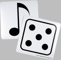 Magnetsticker Symbole der Unterrichtsfächer