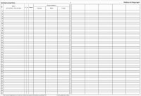 Eintragungen zum Schülerverhalten, A4