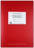 Eintragungen zum Schülerverhalten, Broschüre A4