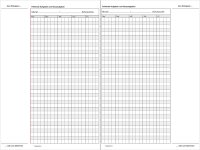 Aufgaben- /Hausaufgabenkontrolle, Beiheft zum Klassenbuch, A4