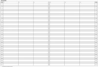 Aufgaben- /Hausaufgabenkontrolle, Beiheft zum Klassenbuch, A4