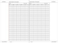 Aufgaben- /Hausaufgabenkontrolle, Beiheft zum Klassenbuch, A4