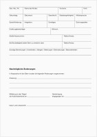 Betreuungsvertrag zur Aufnahme eines Kindes in die Kita, Block A4