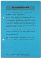 Abholberechtigung für Kinder unter 3 Jahren,...