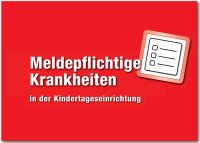 Meldepflichtige Krankheiten, Heft zur Dokumentation, Kita...