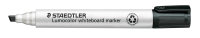 Whiteboard-Marker Lumocolor mit Keilspitze, schwarz,...