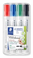 STAEDTLER Box mit 4 Lumocolor Whiteboard-Markern in...