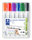 STAEDTLER Box mit 6 Lumocolor Whiteboard-Markern in sortierten Farben, Rundspitze
