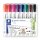 STAEDTLER Box mit 8 Lumocolor Whiteboard-Markern in sortierten Farben, Rundspitze