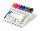 STAEDTLER Box mit 8 Lumocolor Whiteboard-Markern in sortierten Farben, Rundspitze