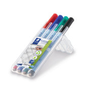 STAEDTLER Box mit 4 Lumocolor correctable...