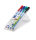 STAEDTLER Box mit 4 Lumocolor correctable Universalstiften, non-permanent, farblich sortiert, Linienstärke F (0,6 mm)