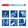 STAEDTLER Box mit 4 Lumocolor correctable Universalstiften, non-permanent, farblich sortiert, Linienstärke F (0,6 mm)