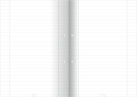 Hüllbogen liniert, Reinschrift