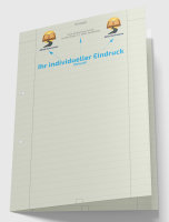 Hüllbogen liniert, Konzept (Recycling)