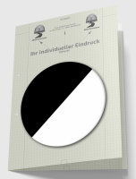 Hüllbogen kariert, Konzept (Recycling) mit Eindruck...