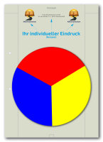 Einzelblatt blanko, Konzept (Recycling) mit...