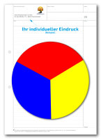 Einzelblatt liniert, mit Kopfteil mit Eindruck-Farbe, 1...