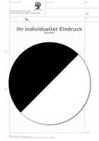 Hüllbogen kariert, mit Kopfteil mit Eindruck in S/W,...