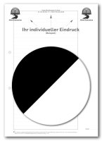 Einzelblatt liniert, ohne Kopfteil, Korrekturrand 4,5 cm...