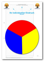 Einzelblatt kariert, ohne Kopfteil, Korrekturrand 4,5 cm...