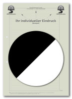Einzelblatt liniert, ohne Kopfteil (Recycling) mit...