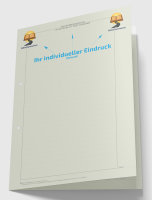 Hüllbogen liniert, ohne Kopfteil (Recycling)