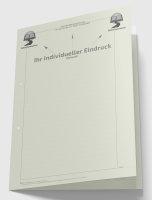 Hüllbogen liniert, ohne Kopfteil (Recycling)