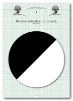 Einzelblatt Millimeterpapier mit Eindruck in S/W, 1 Pack...