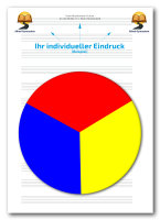 Einzelblatt Notenlineatur